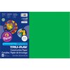 Pacon Tru-Ray Construction Paper, 76lb, 12 x 18, Festive Green, PK50 103038